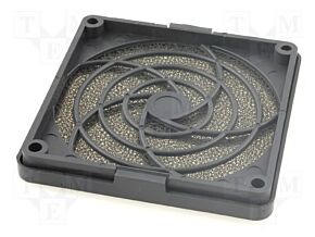Osłona wentylatora 80x80mm zatrzask, śruba, z filtrem 30ppi Osłona wentylatora 80x80mm zatrzask, śruba, z filtrem 30ppi