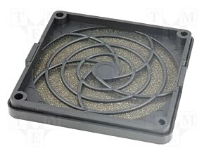 Osłona wentylatora 80x80mm zatrzask, śruba, z filtrem 45ppi Osłona wentylatora 80x80mm zatrzask, śruba, z filtrem 45ppi