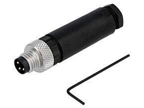 Złącze M8 męskie 3PIN proste na przewód wtyk LUMBERG AUTOMATION Złącze M8 męskie 3PIN proste na przewód wtyk LUMBERG AUTOMATION