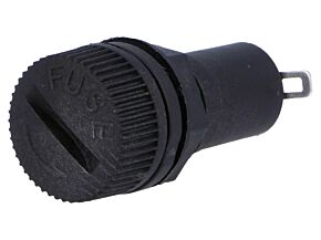 Gniazdo bezpiecznika cylindrycznego 5x20mm 10A na panel 250VAC Gniazdo bezpiecznika cylindrycznego 5x20mm 10A na panel 250VAC