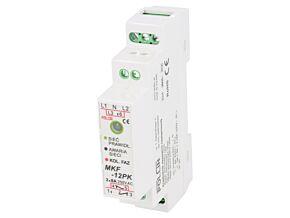 Moduł przekaźnik nadzorczy napięcia DIN DPDT 250VAC/8A Moduł przekaźnik nadzorczy napięcia DIN DPDT 250VAC/8A