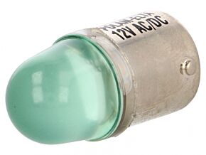 Lampka LED zielony BA15S 230VAC Lampka LED zielony BA15S 230VAC