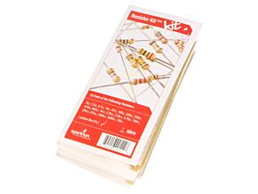 Zestaw rezystorów THT 0-1MOhm, 20 wartości, 500 szt. Zestaw rezystorów THT 0-1MOhm, 20 wartości, 500 szt.