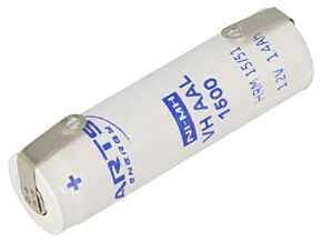 Akumulator Ni-MH AA 1,2V 1500mAh z blaszkami lutowniczymi Akumulator Ni-MH AA 1,2V 1500mAh z blaszkami lutowniczymi