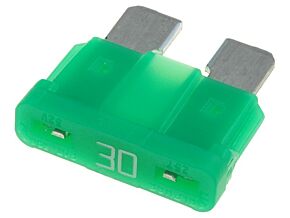 Bezpiecznik samochodowy 19mm 30A zielony Bezpiecznik samochodowy 19mm 30A zielony