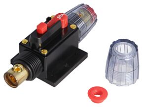 Bezpiecznik automatyczny samochodowy 80A czarny 12÷48VDC Bezpiecznik automatyczny samochodowy 80A czarny 12÷48VDC