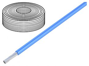 Przewód SiF linka Cu 2,5mm2 silikon niebieski HELUKABEL -60÷180°C 500V Przewód SiF linka Cu 2,5mm2 silikon niebieski HELUKABEL -60÷180°C 500V