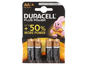 Bateria alkaliczna 1,5V AA DURACELL PLUS 4szt. Bateria alkaliczna 1,5V AA DURACELL PLUS 4szt.