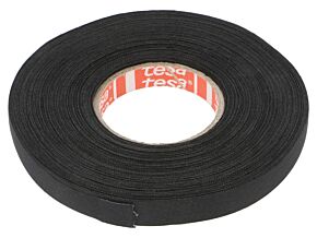 Taśma tekstylna TESA wełna PET 9mm L:25m czarny Automotive Taśma tekstylna TESA wełna PET 9mm L:25m czarny Automotive
