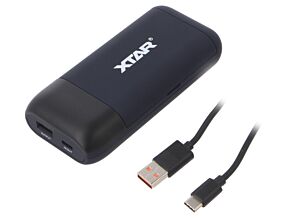 Ładowarka XTAR do akumulatorów Li-Ion 3,6/3,7V 5VDC Ilość ogniw 2 Ładowarka XTAR do akumulatorów Li-Ion 3,6/3,7V 5VDC Ilość ogniw 2