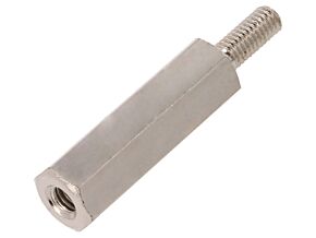 Tulejka dystansowa gwintowana 20mm Gwint wew: M3 Gwint zew: M3 mosiądz Tulejka dystansowa gwintowana 20mm Gwint wew: M3 Gwint zew: M3 mosiądz