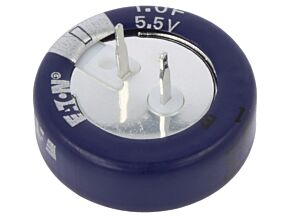 Kondensator elektrolityczny EATON ELECTRIC superkondensator 1F 5,5VDC THT Kondensator elektrolityczny EATON ELECTRIC superkondensator 1F 5,5VDC THT