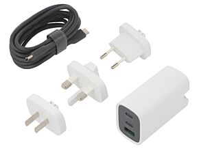 Ładowarka GP GM3A USB 4,5A Wyj USB A gniazdo, USB C gniazdo x2 Ładowarka GP GM3A USB 4,5A Wyj USB A gniazdo, USB C gniazdo x2