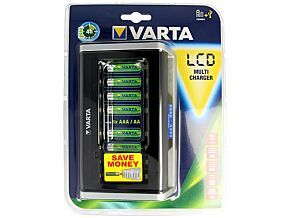 Ładowarka mikroprocesorowa Ni-MH Rozmiar: AA, AAA, R3, R6 Ładowarka mikroprocesorowa Ni-MH Rozmiar: AA, AAA, R3, R6