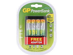 Ładowarka GP do akumulatorów Ni-MH AA, AAA + 4xR6 2600mAh