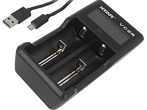 Ładowarka XTAR VC2S mikroprocesorowa Li-Ion, Ni-Cd, Ni-MH 2A