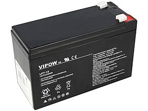 Akumulator kwasowo-ołowiowy VIPOW 12V 7Ah żywotność 5 lat
