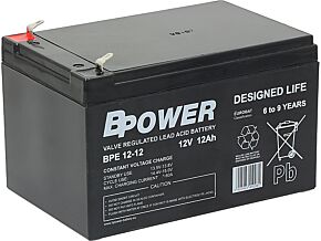 Akumulator kwasowo-ołowiowy BPOWER 12V 12Ah AGM 151x98x101mm Akumulator kwasowo-ołowiowy BPOWER 12V 12Ah AGM 151x98x101mm