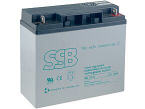 Akumulator kwasowo-ołowiowy SSB 12V 18Ah żywotność 10-12 lat Akumulator kwasowo-ołowiowy SSB 12V 18Ah żywotność 10-12 lat
