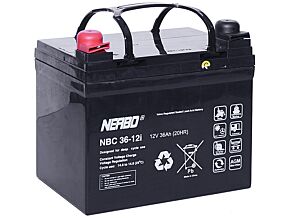 Akumulator kwasowo-ołowiowy NERBO 12V 36Ah żywotność do 1800 cykli Akumulator kwasowo-ołowiowy NERBO 12V 36Ah żywotność do 1800 cykli