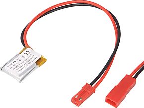 Akumulator Li-Po 3,7V 70mAh z przewodami 4x15x20mm