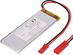 Akumulator Li-Po 3,7V 1050mAh z przewodami 4,3x30x78mm