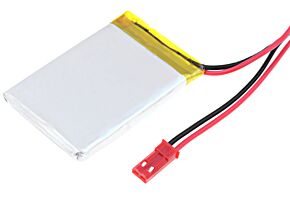 Akumulator Li-Po 3,7V 750mAh z przewodami 4,4x34x50mm Akumulator Li-Po 3,7V 750mAh z przewodami 4,4x34x50mm