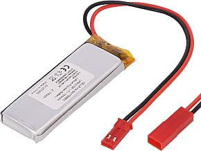 Akumulator Li-Po 3,7V 750mAh z przewodami 6x21x58mm