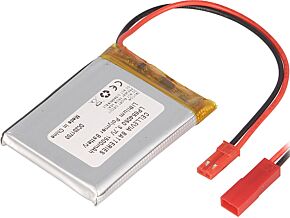 Akumulator Li-Po 3,7V 1500mAh z przewodami 6,5x40x50mm Akumulator Li-Po 3,7V 1500mAh z przewodami 6,5x40x50mm