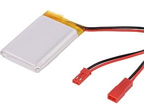 Akumulator Li-Po 3,7V 1500mAh z przewodami 8x34x50mm