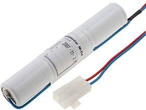Akumulator SubC(SC) 3,6V Ni-Cd 1500mAh 23x129mm przewody Akumulator SubC(SC) 3,6V Ni-Cd 1500mAh 23x129mm przewody