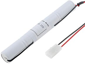 Akumulator SubC(SC) 4,8V Ni-Cd 1500mAh 23x172mm przewody Akumulator SubC(SC) 4,8V Ni-Cd 1500mAh 23x172mm przewody