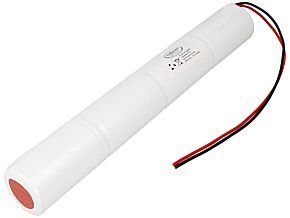 Akumulator R20(D) 4,8V Ni-Cd 4500mAh Wypr przewody 250mm