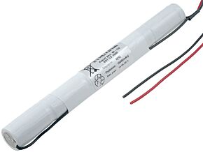 Akumulator SubC 6V Ni-Cd Ogniwo SAFT 1600mAh przewody Akumulator SubC 6V Ni-Cd Ogniwo SAFT 1600mAh przewody