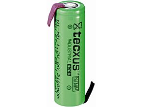 Akumulator Ni-MH AA 1,2V 2100mAh z blaszkami lutowniczymi