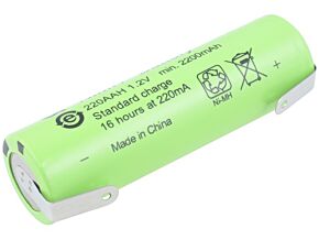 Akumulator R6 1,2V Ni-MH 2200mAh GP z wyprowadzeniami Akumulator R6 1,2V Ni-MH 2200mAh GP z wyprowadzeniami