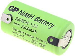 Akumulator Ni-MH SubC 1,2V 2200mAh z blaszkami lutowniczymi Akumulator Ni-MH SubC 1,2V 2200mAh z blaszkami lutowniczymi