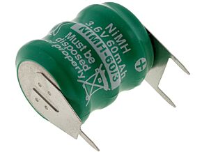 Akumulator 3,6V Ni-MH 60mAh z blaszkami do druku 3pin
