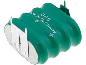 Akumulator Ni-MH 4,8V 140mAh 3pin, biegun dodatni 2pin