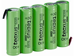 Akumulator Ni-MH AA 6V 2100mAh z blaszkami lutowniczymi