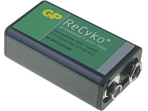 Akumulator Ni-MH 6F22 8,4V 150mAh GP ReCyko