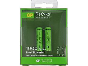 Akumulator Ni-MH GP AAA, R3 1,2V 1000mAh ReCyko+ 100mA Akumulator Ni-MH GP AAA, R3 1,2V 1000mAh ReCyko+ 100mA