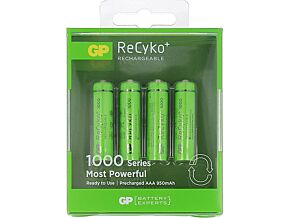 Akumulator Ni-MH GP AAA, R3 1,2V 1000mAh ReCyko+ 100mA Akumulator Ni-MH GP AAA, R3 1,2V 1000mAh ReCyko+ 100mA