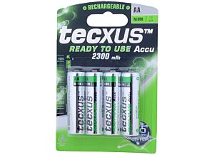Akumulator Ni-MH AA 1,2V 2300mAh TECXUS READY TO USE 4szt.