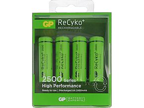 Akumulator Ni-MH AA 1,2V 2500mAh GP ReCyko+ fi14,5x50,5mm 250mA 4
