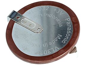 Akumulator PANASONIC VL-3032/HF5N 3V 100mAh 2pin fi30x3,9mm -20÷60°C Akumulator PANASONIC VL-3032/HF5N 3V 100mAh 2pin fi30x3,9mm -20÷60°C