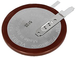 Akumulator PANASONIC VL-3032/VCN 3V 100mAh 2pin fi30x3,9mm -20÷60°C