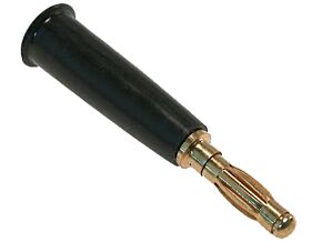 Wtyk bananowy 4mm 60VDC czarny Śr.przew.maks:5mm Wtyk bananowy 4mm 60VDC czarny Śr.przew.maks:5mm