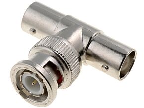 Trójnik wtyk BNC – 2x gniazdo BNC Trójnik wtyk BNC – 2x gniazdo BNC