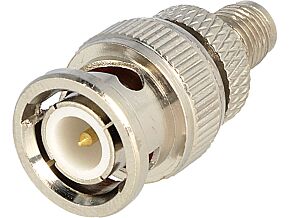 Adapter SMA żeński - BNC męski złocony Adapter SMA żeński - BNC męski złocony